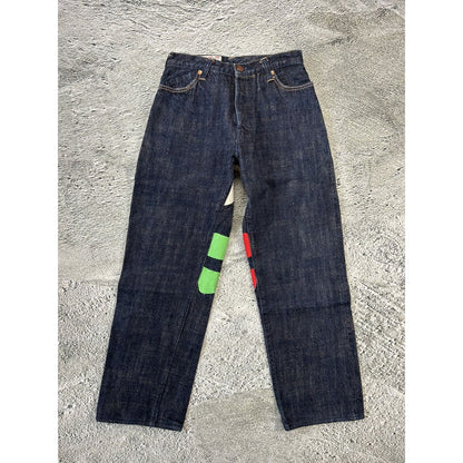 Evisu Yamane face jeans vintage selvedge denim Japan RARE