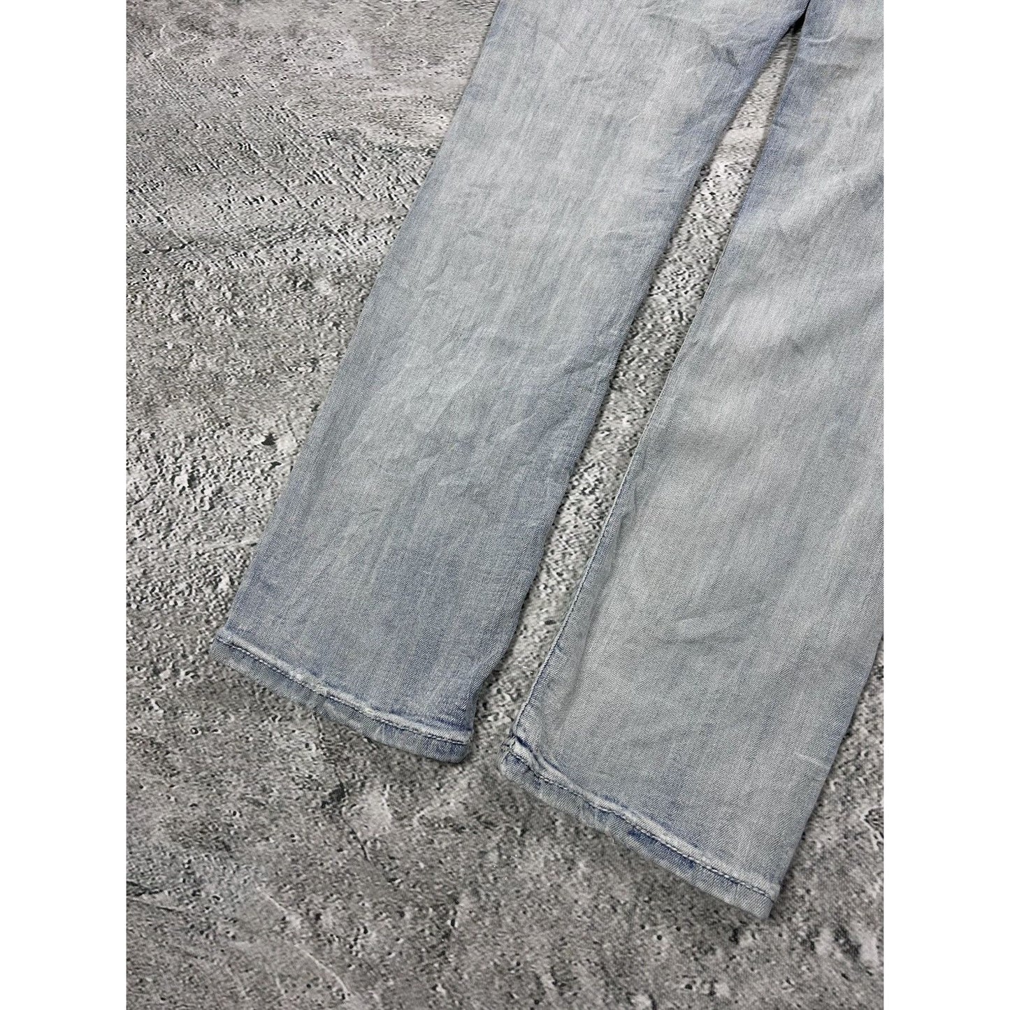 Rock Revival vintage baby blue jeans Y2K straight