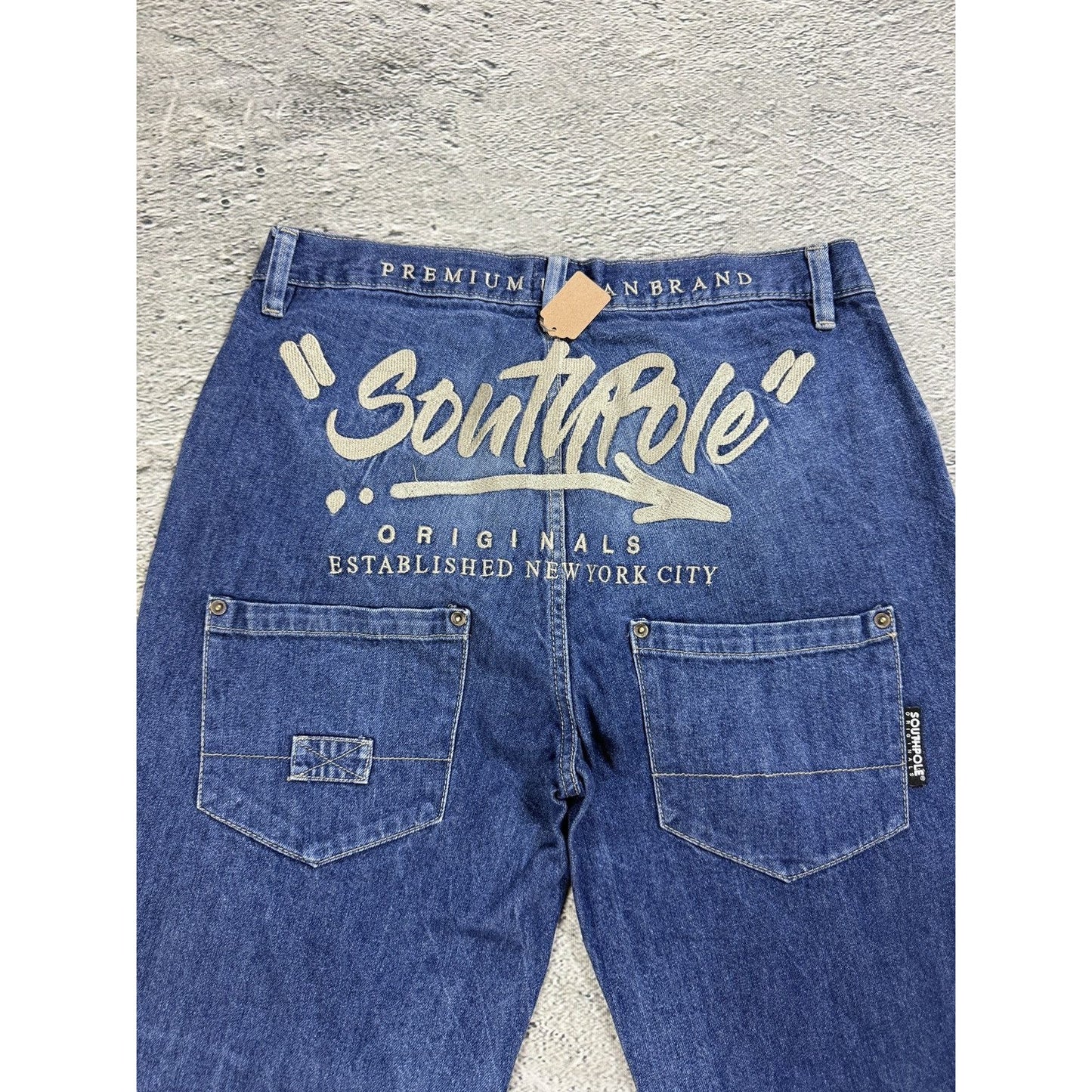 Southpole Jeans vintage big logo skate hip hop denim pants