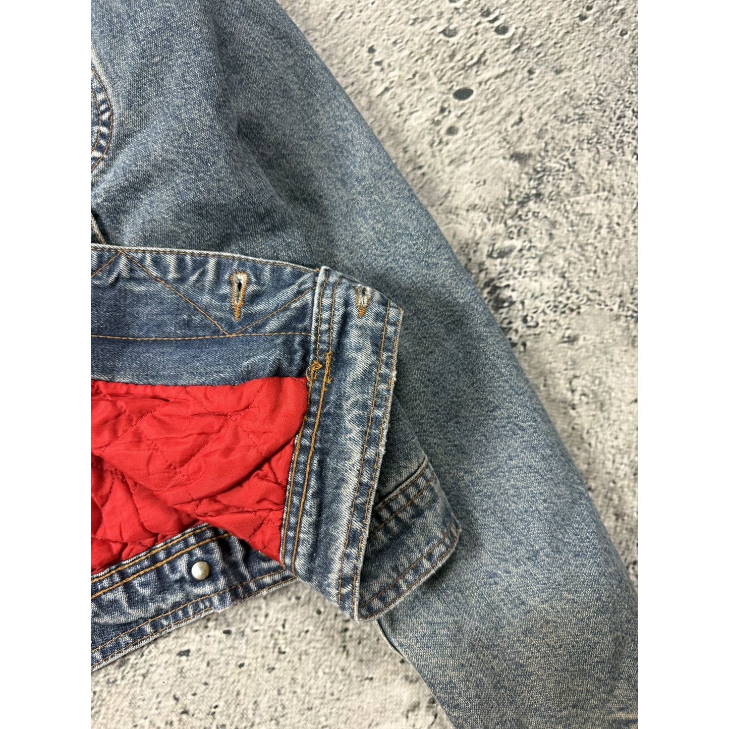 Dolce & Gabbana D&G denim jacket blue Red Lining