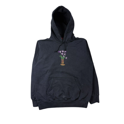 Supreme flower plant hoodie black FW18