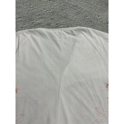 Balenciaga T-shirt floral vintage vneck tee