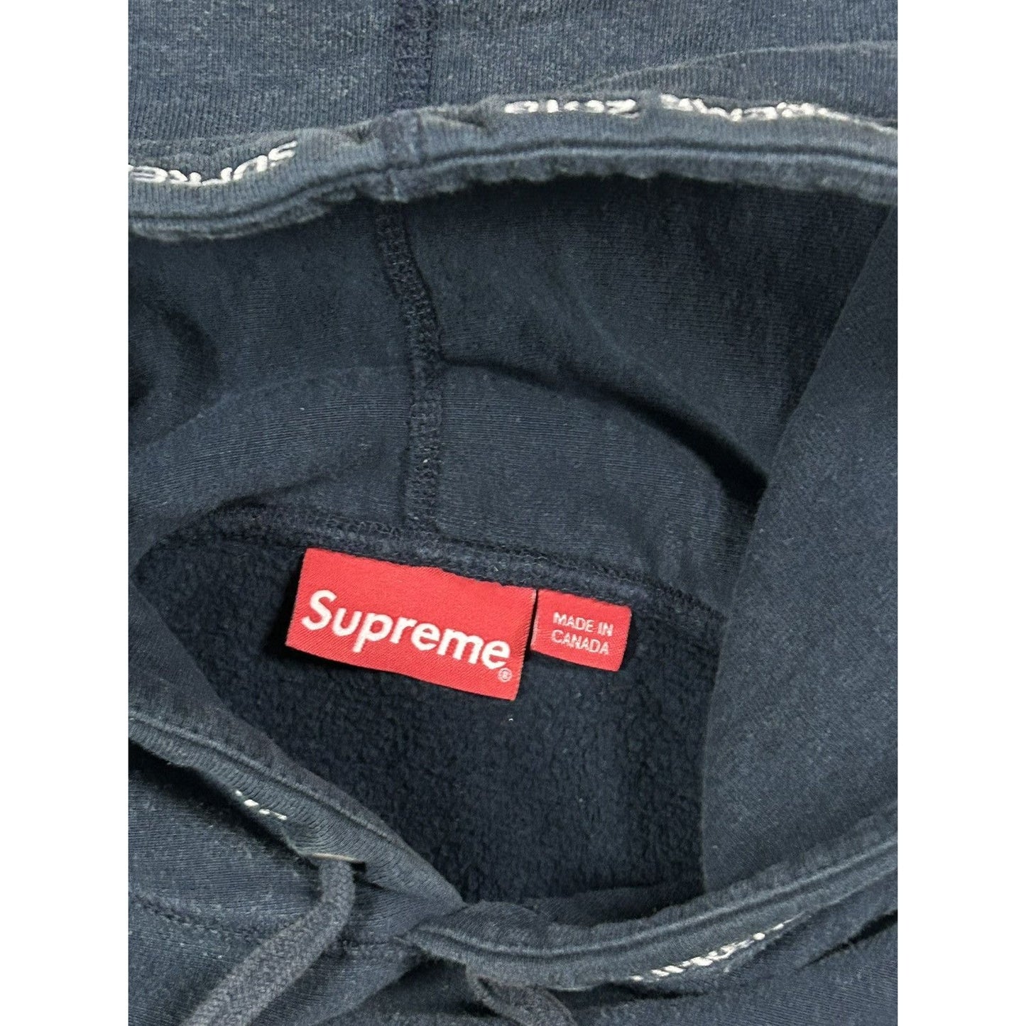 Supreme SS18 Channel Hoodie Navy