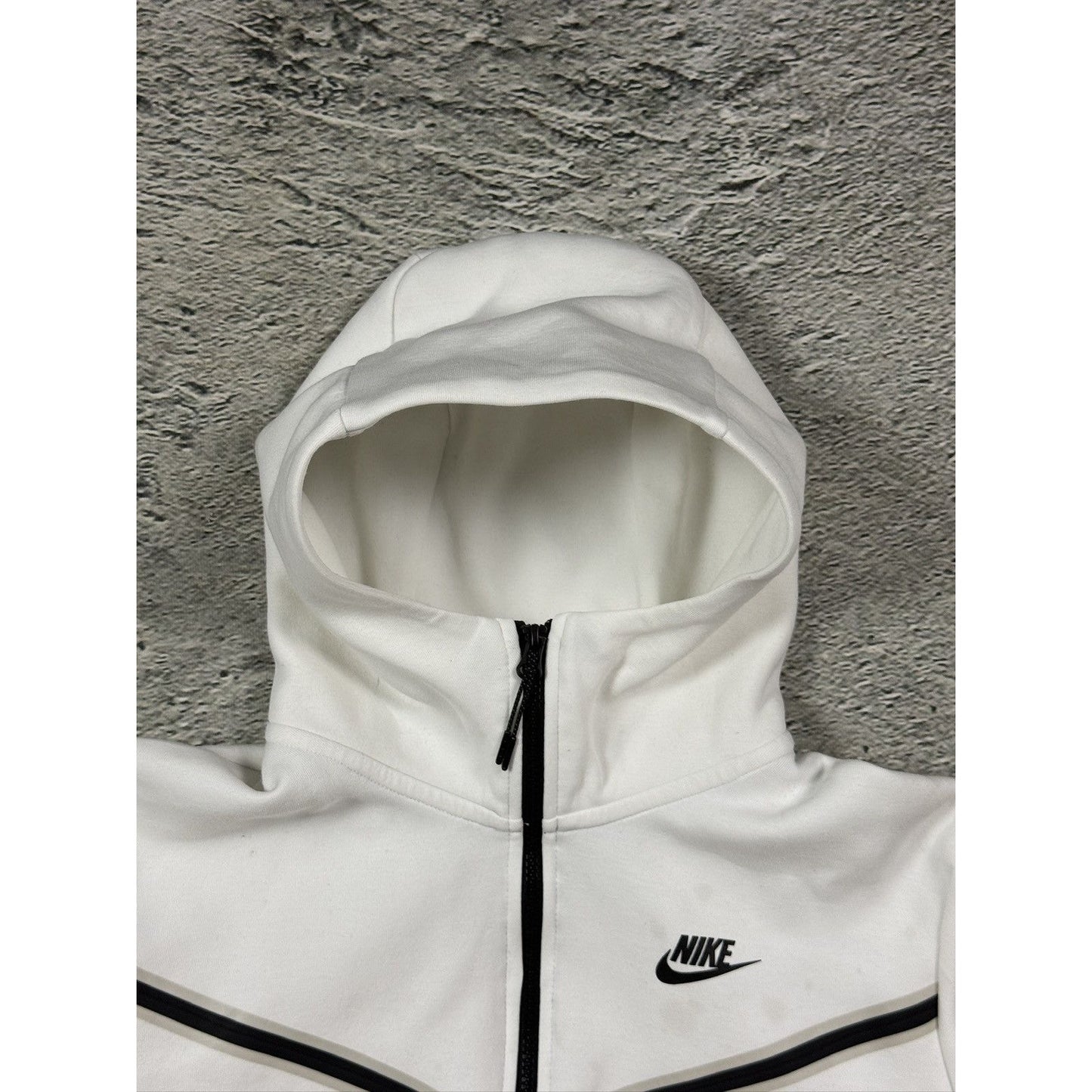 Nike tech fleece zip hoodie white drill trap uk