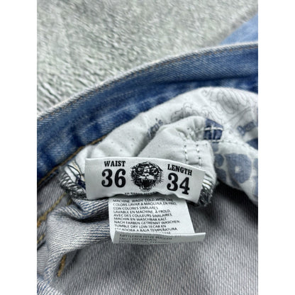 Ed Hardy Christian Audigier vintage jeans big logo pants