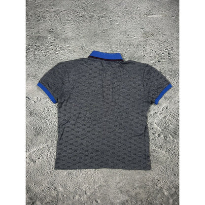 Gucci Chief Keef Polo T-shirt Monogram blue collar