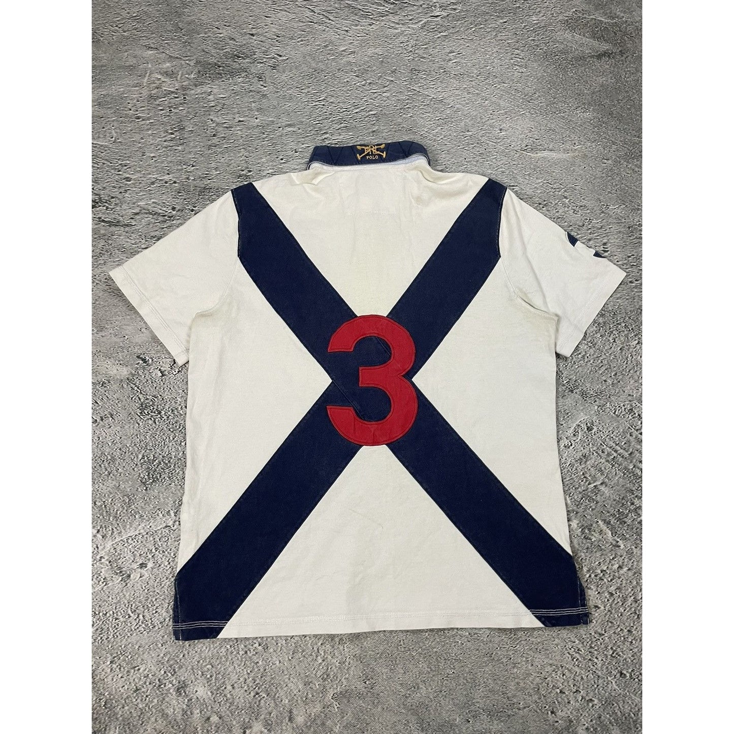 Chief Keef Polo Ralph Lauren vintage white big pony cross