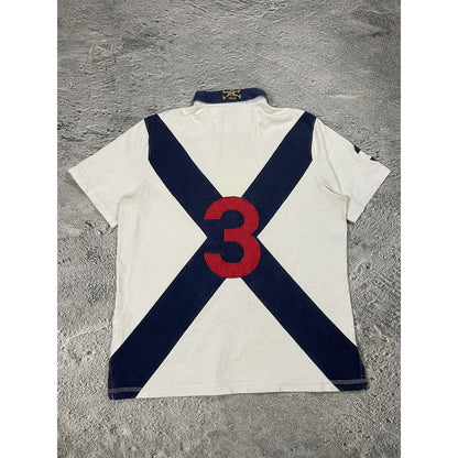 Chief Keef Polo Ralph Lauren vintage white big pony cross