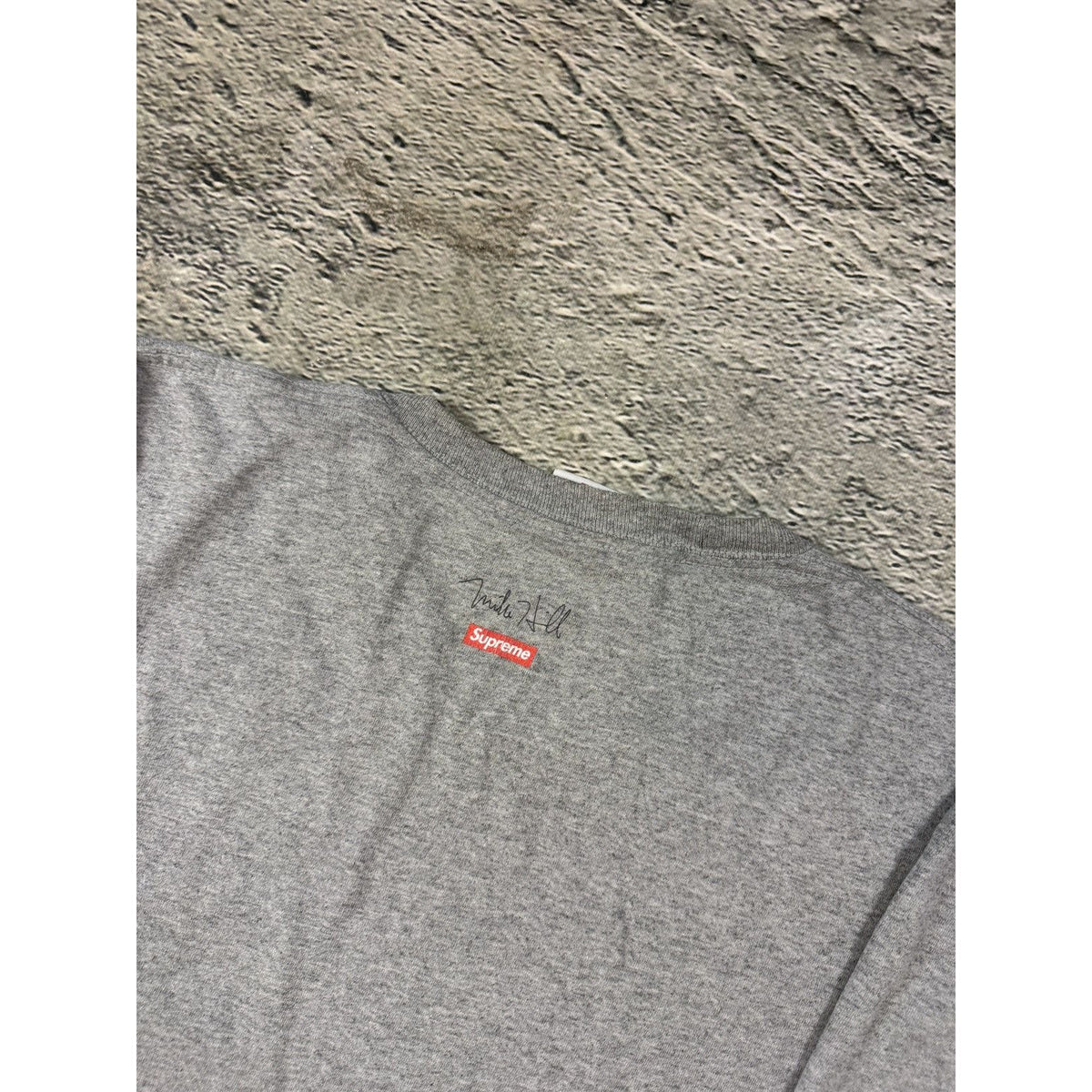 Supreme longsleeve Mike Hill Snake Trap gray SS17