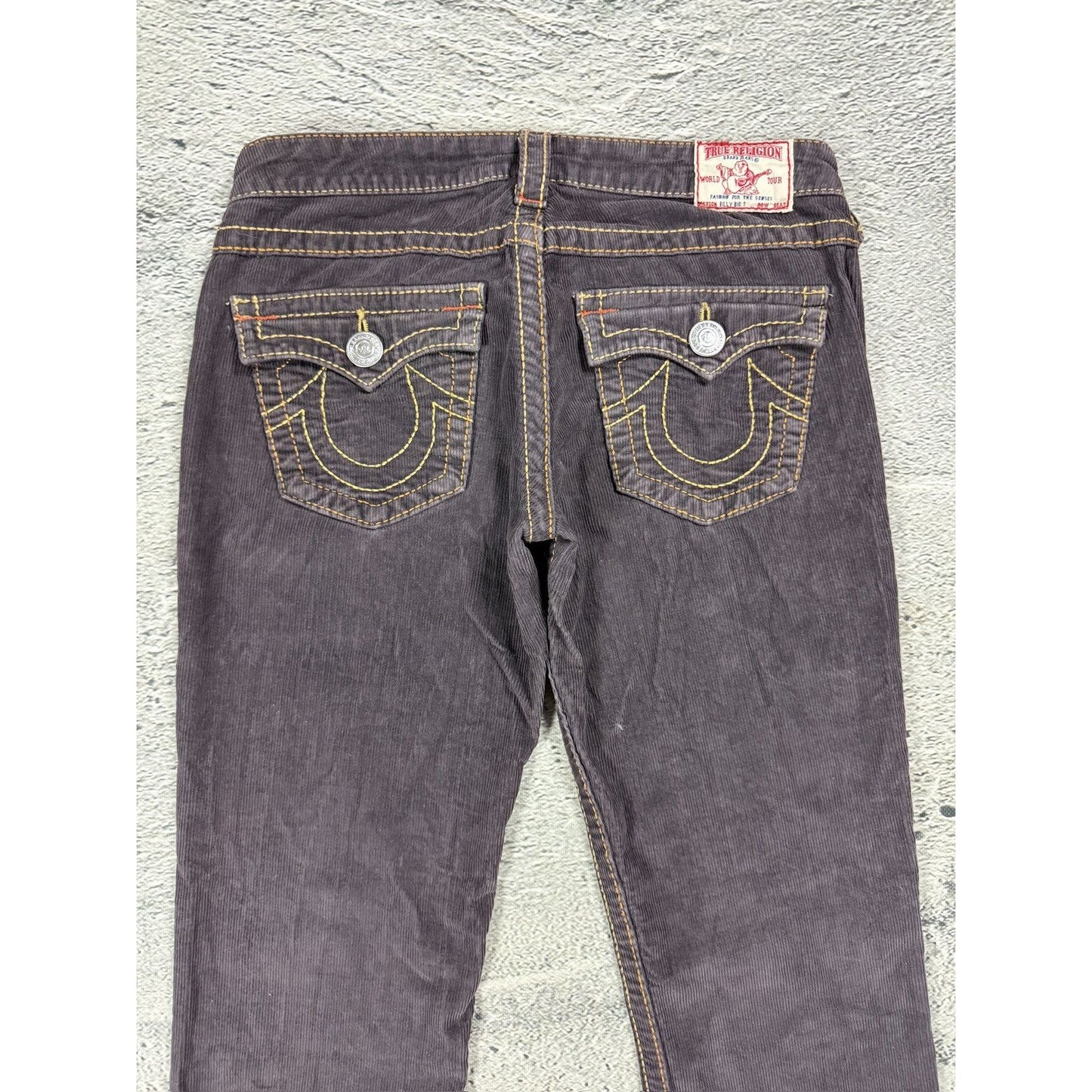 True Religion Billy Big T jeans cords corduroy pants flared