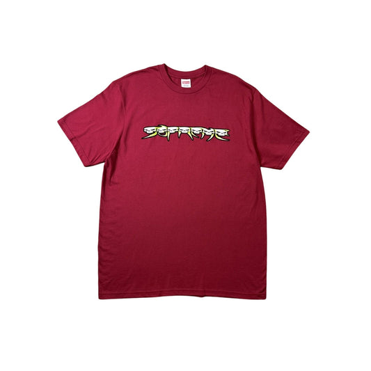 Supreme skulls spellout red cardinal FW26