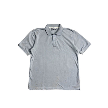 Yves Saint Laurent vintage polo shirt baby Blue YSL