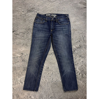Evisu jeans blue vintage seagull logo white