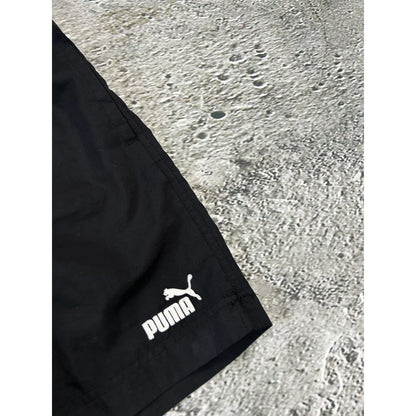 Puma shorts black small logo Y2K vintage