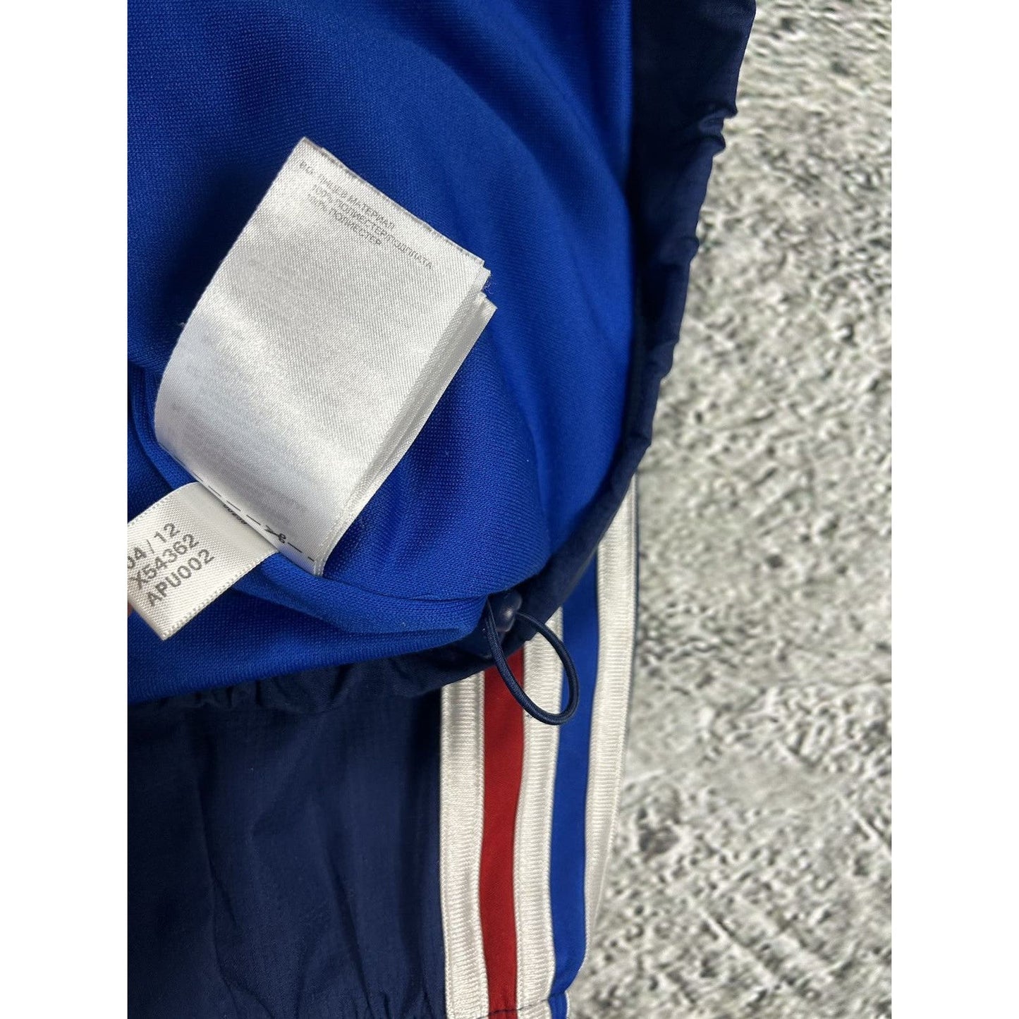 France Adidas track suit navy pants windbreaker vintage
