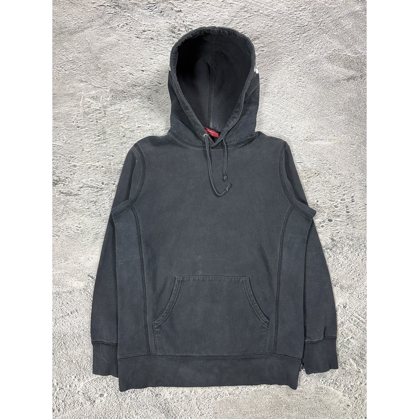 Supreme hoodie black hood logo Sick Mother Sick Child SS17