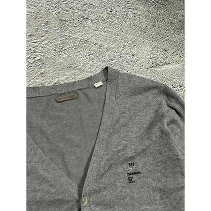 Diesel cardigan vintage sweater grey Y2K