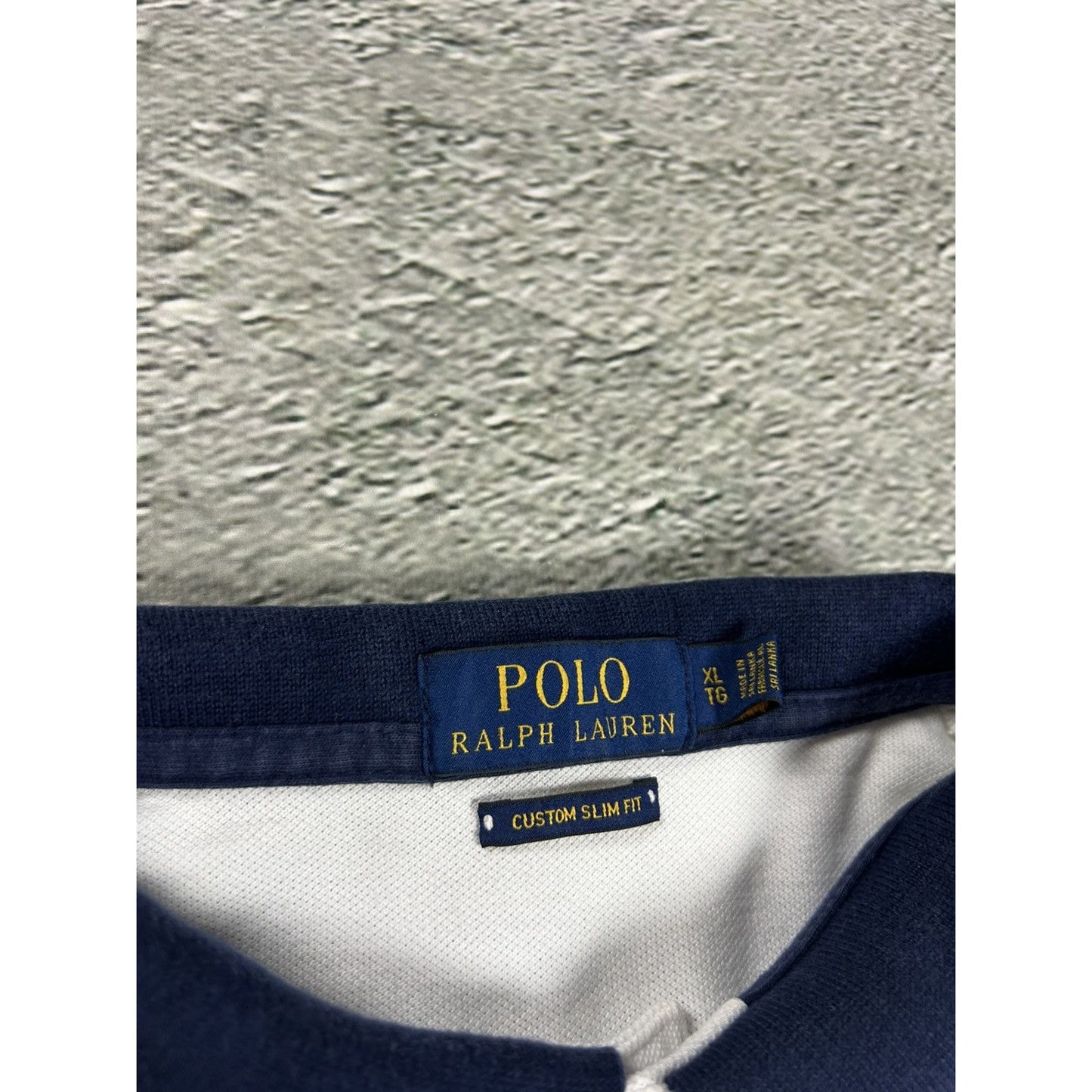 Chief Keef Polo Ralph Lauren vintage big pony white navy