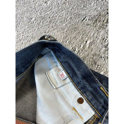 Evisu jeans daicock big logo white selvedge denim Japan