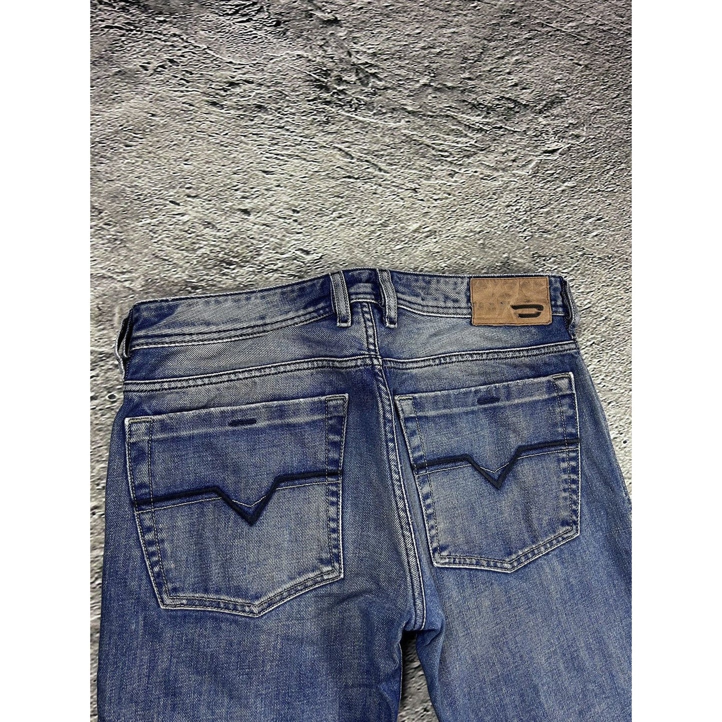 Diesel jeans vintage blue Zathan Y2K bootcut flares