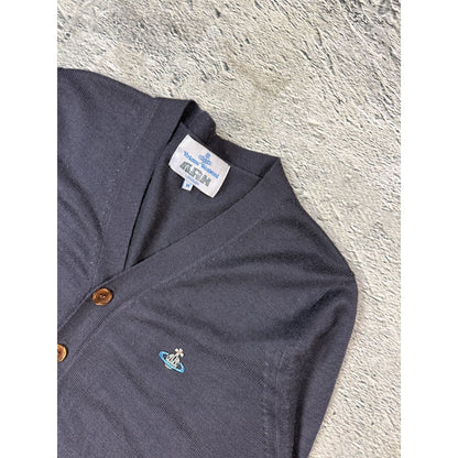 Vivienne Westwood knit cardigan small orb logo lana wool