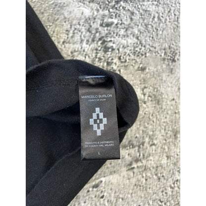 Marcelo Burlon Pusha T T-shirt black big cross