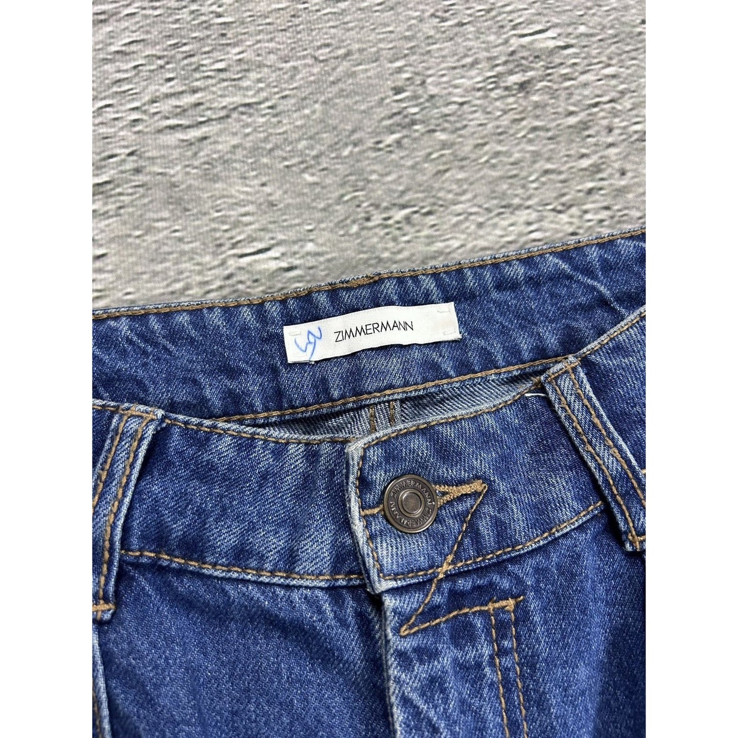Zimmermann flared jeans navy blue bootcut