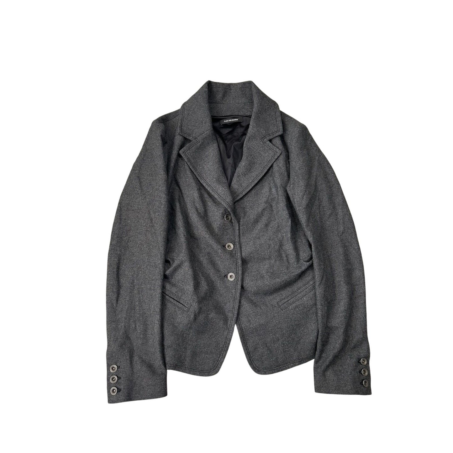 Plein Sud Jeanius Wool Blazer grey