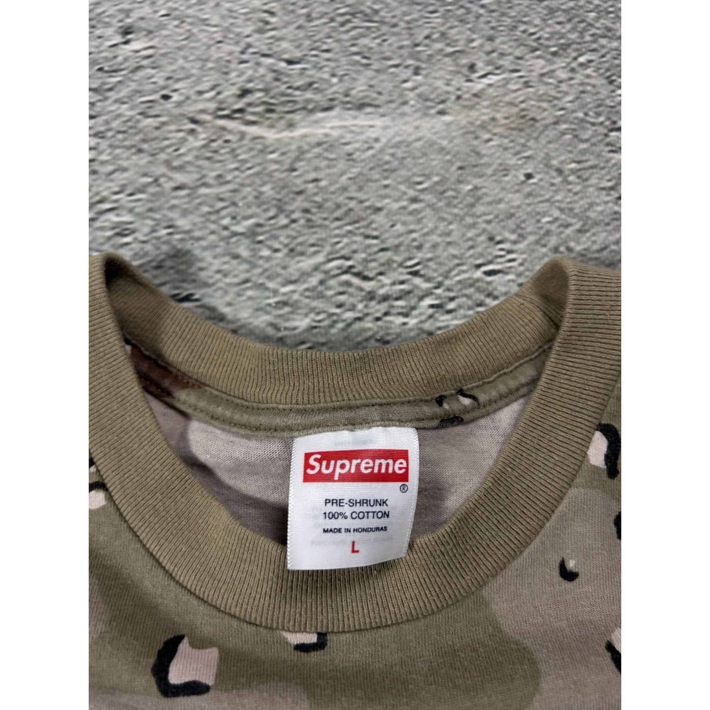 Supreme Aphex Twin windowlicker t-shirt Chip Camo SS25