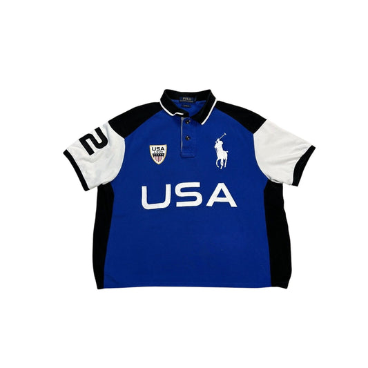 Chief Keef Polo Ralph Lauren USA Polo T-shirt vintage flag