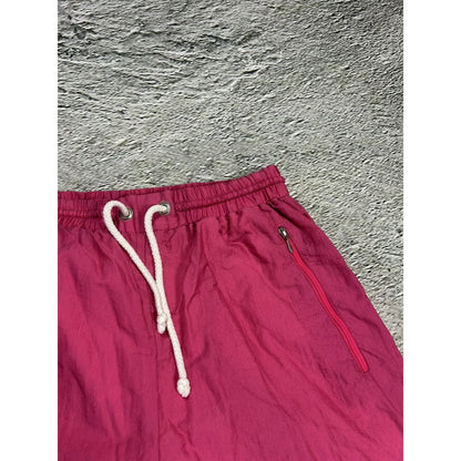 Head track suit vintage pink nylon pants jacket rave Y2K