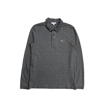 Lacoste long sleeve polo t-shirt rugby grey