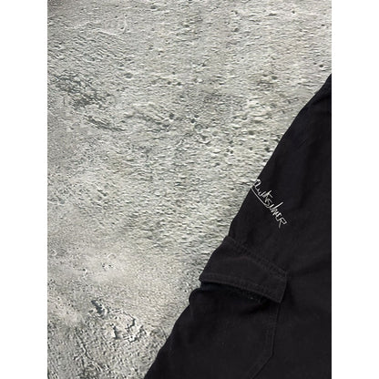Quiksilver shorts black Y2K vintage fullprint graffiti surf
