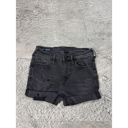 True Religion vintage black denim shorts mini
