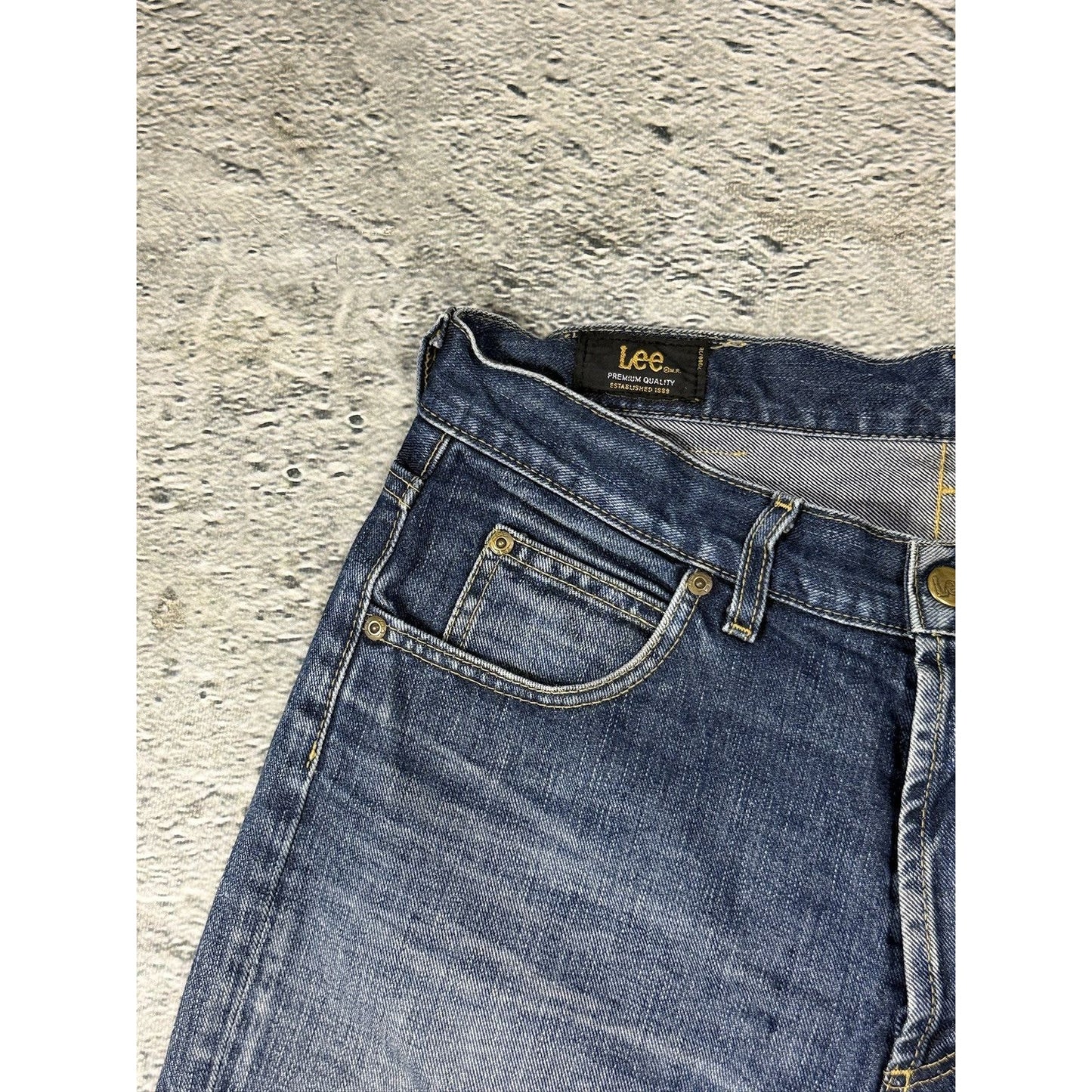 Lee flared bootcut jeans denim pants Y2K washed