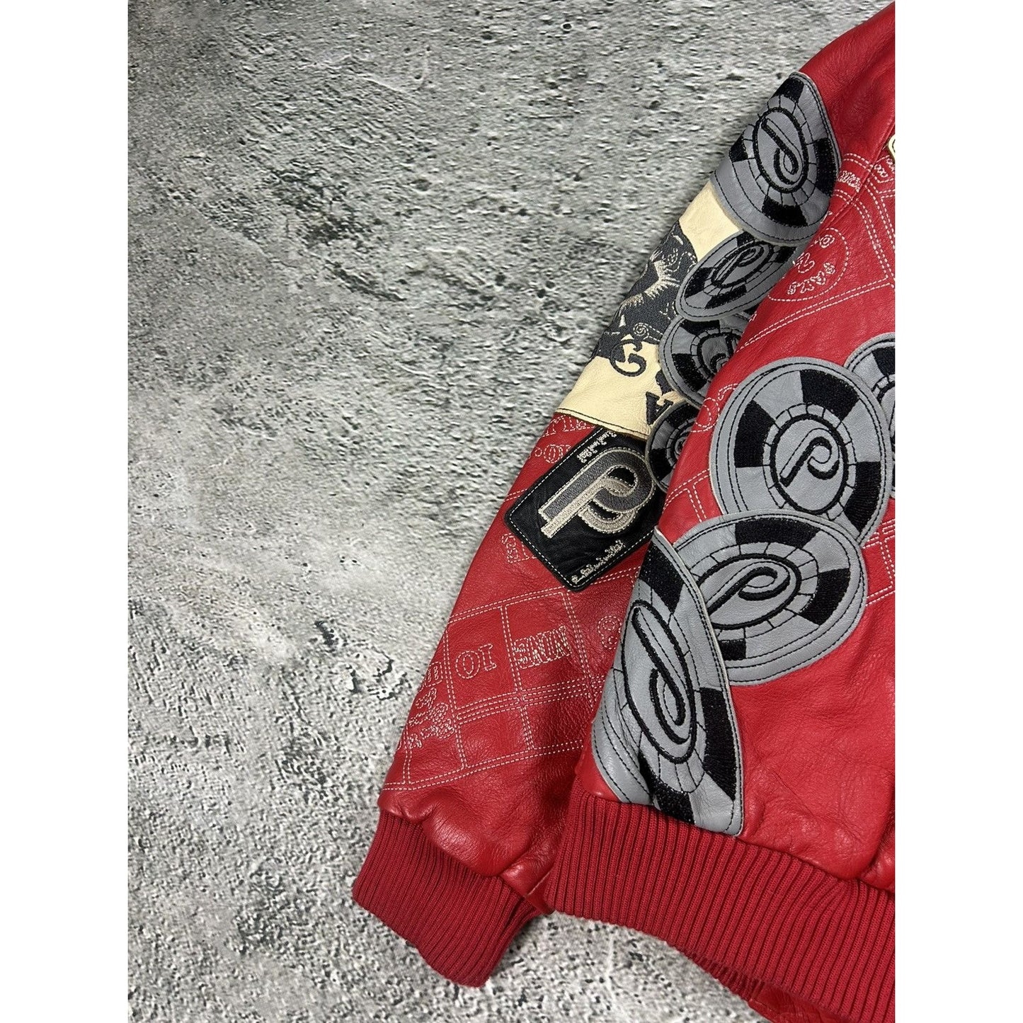 Pelle Pelle leather jacket red casino
