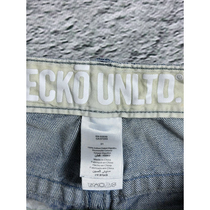 Ecko Untld. vintage jeans denim baggy pants Y2K print