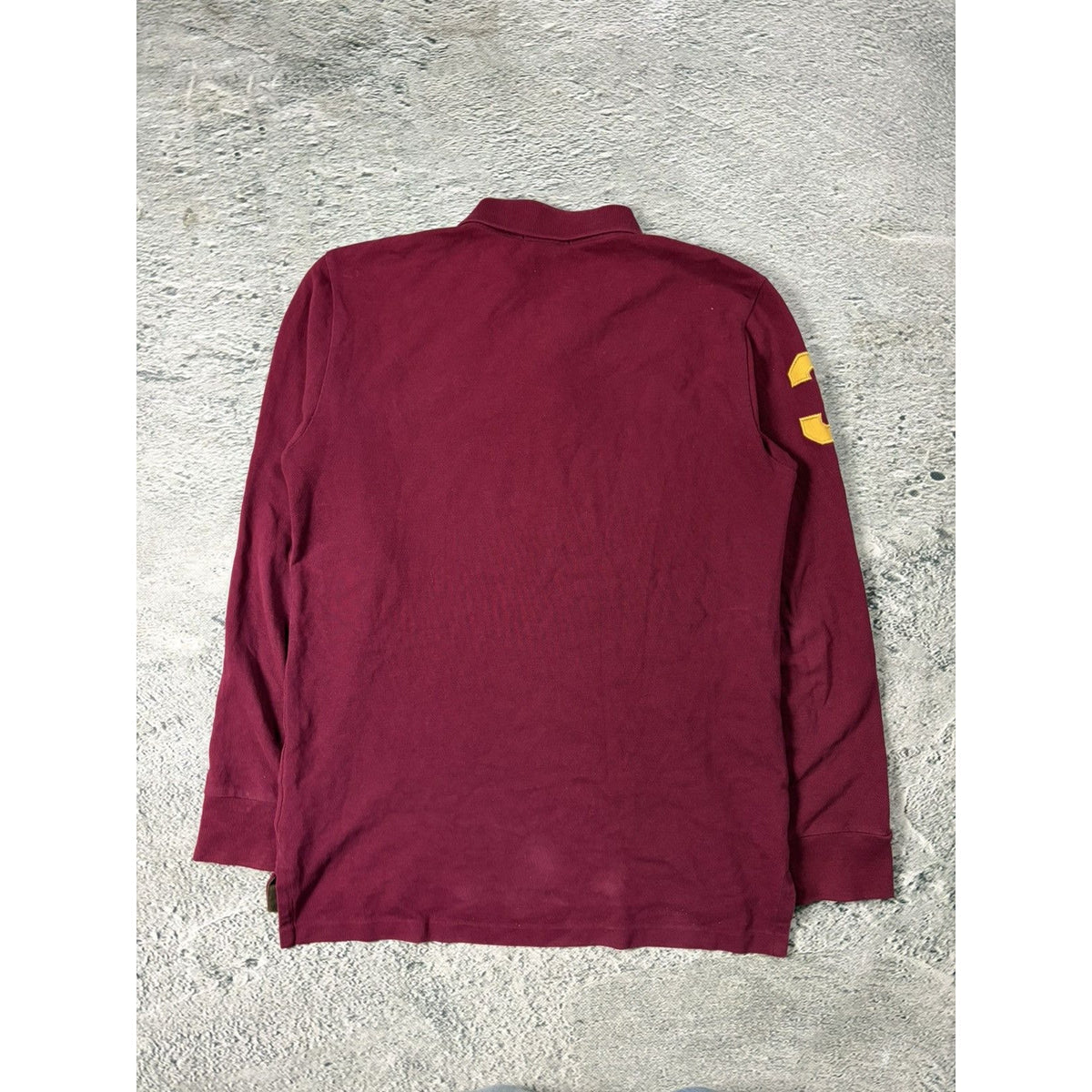 Chief Keef Polo Ralph Lauren burgundy big pony white