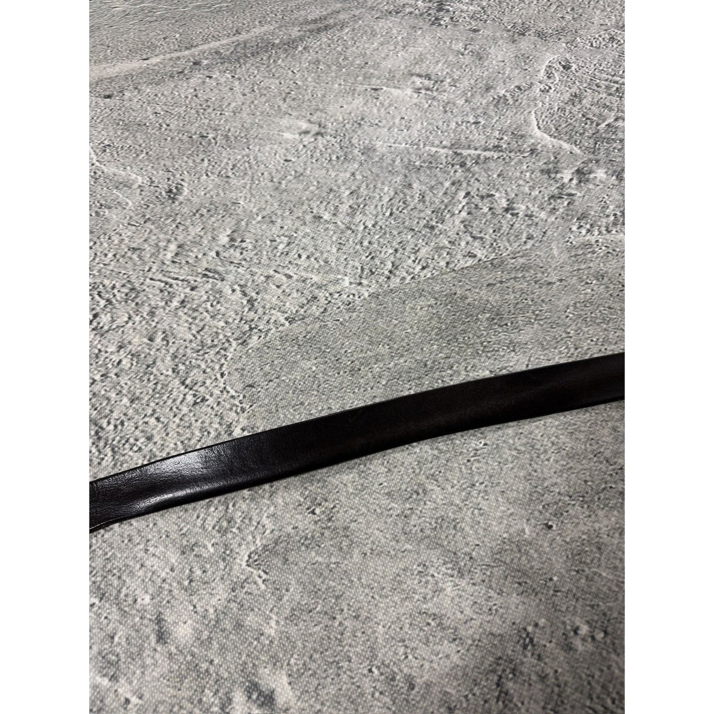 Diesel black leather belt Y2K