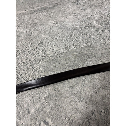 Diesel black leather belt Y2K