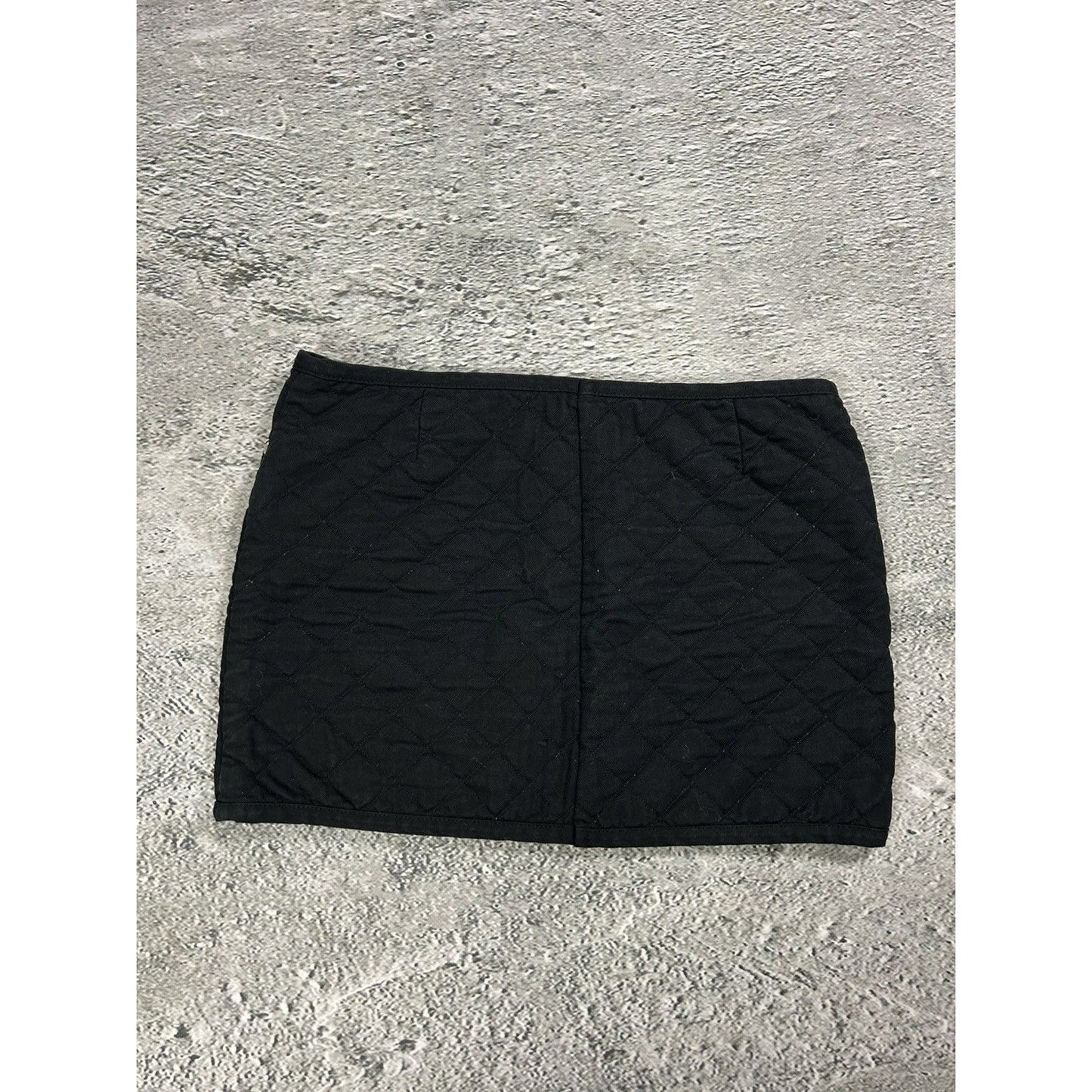 Burberry black mini skirt nova check