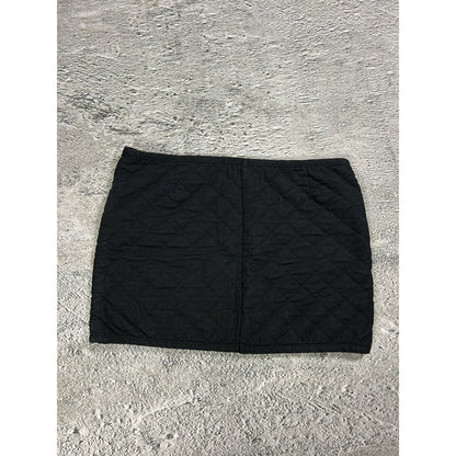 Burberry black mini skirt nova check
