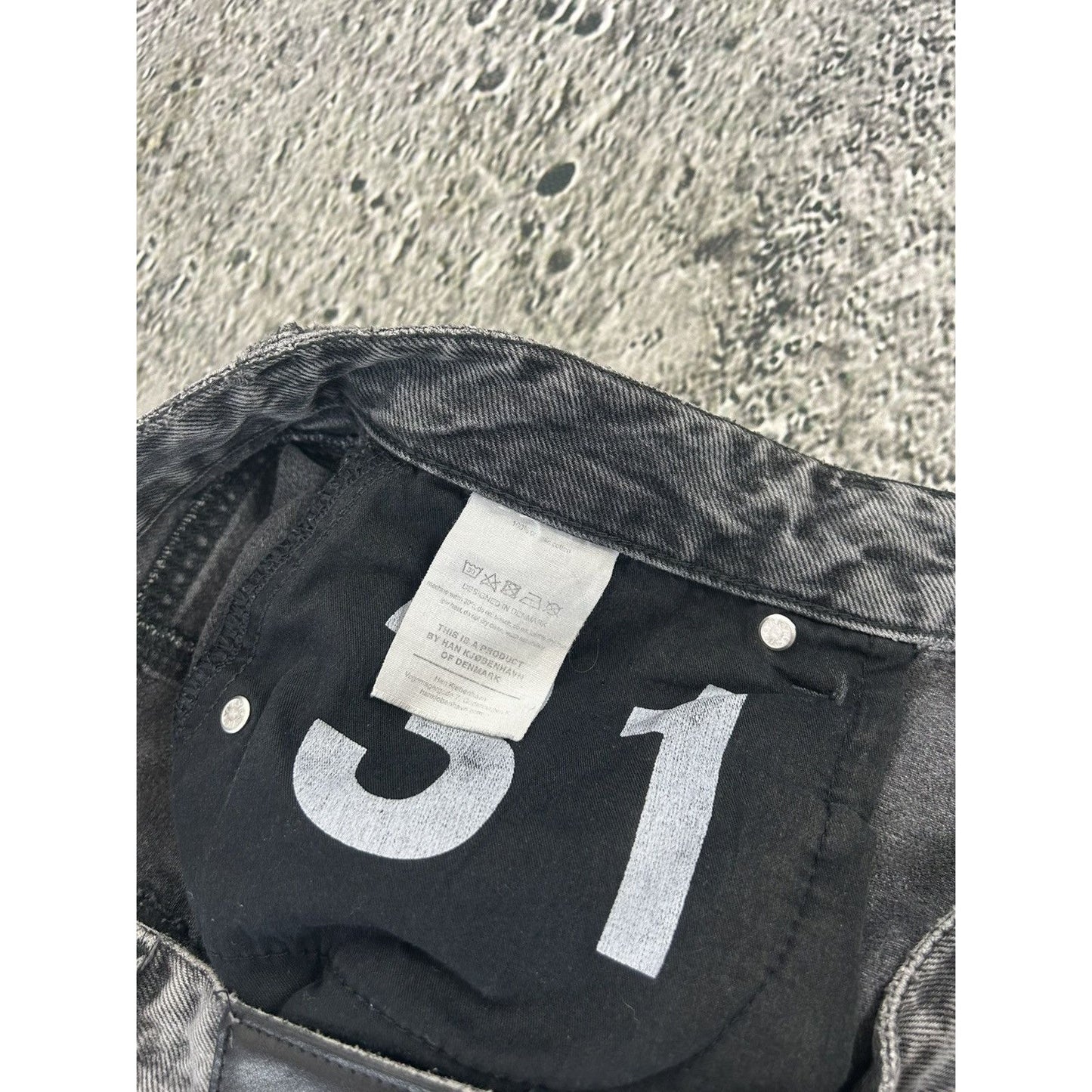 Han Kjobenhavn grey jeans baggy denim pants