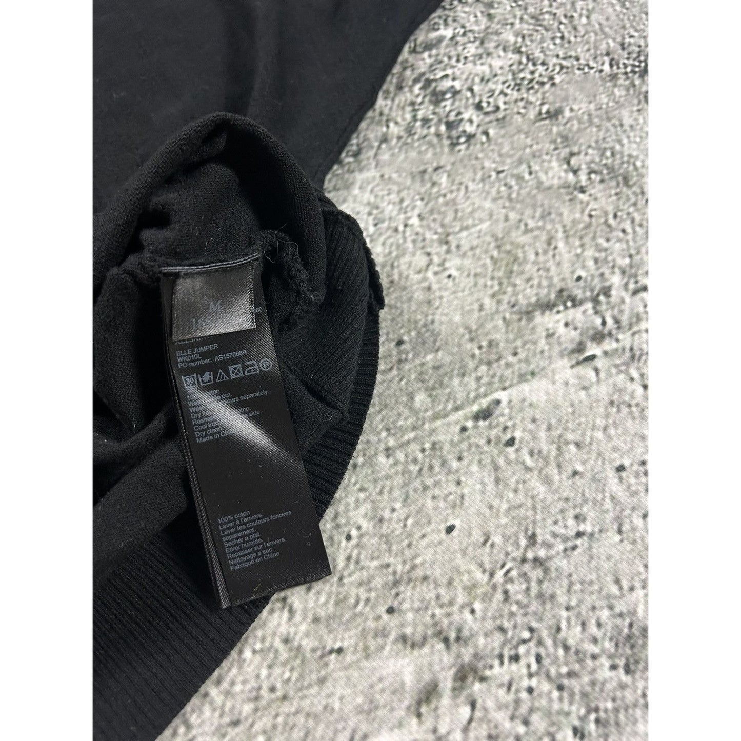 Allsaints Elle Jumper black button-up