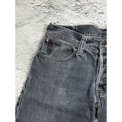 Evisu x Puma vintage washed black jeans gray bootcut