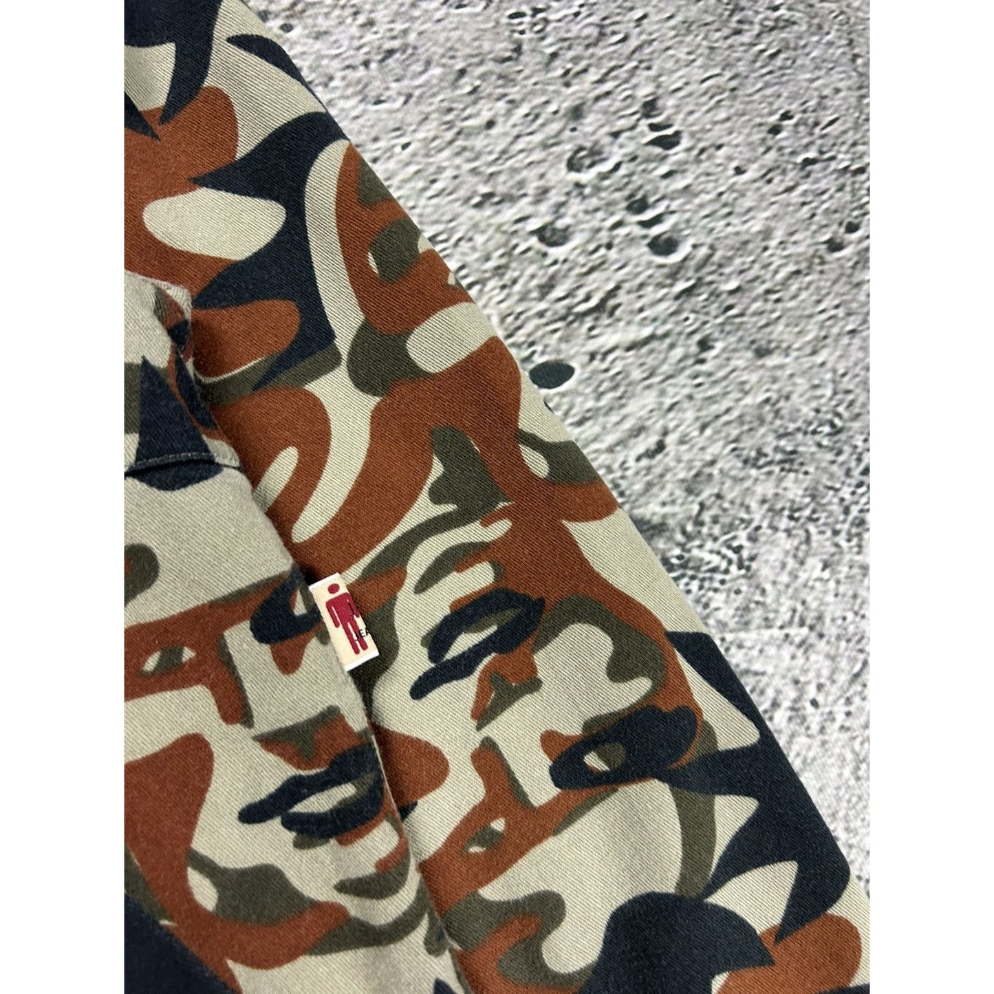 Jean Paul Gaultier denim jacket AW 2001 JPG Jeans Faces Camo