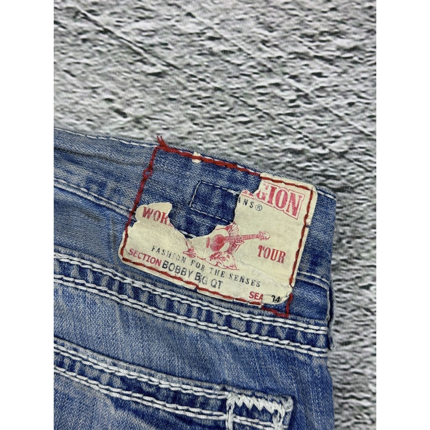 True Religion jeans vintage Bobby Big QT denim straight