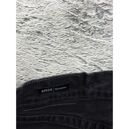 True Religion black jeans white horseshoe logo Y2K Rocco