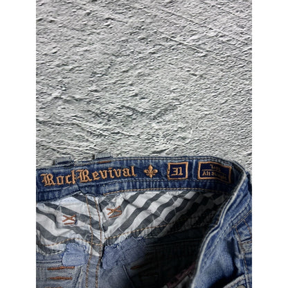 Rock Revival vintage blue jeans Y2K flared Tapy