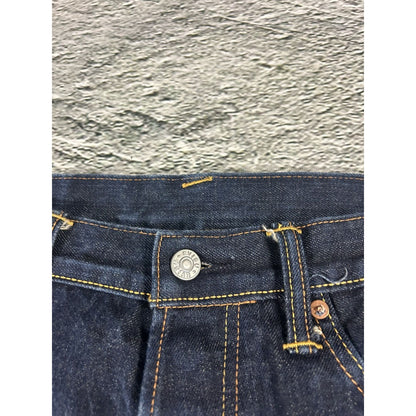 Evisu jeans daicock big logo red selvedge denim